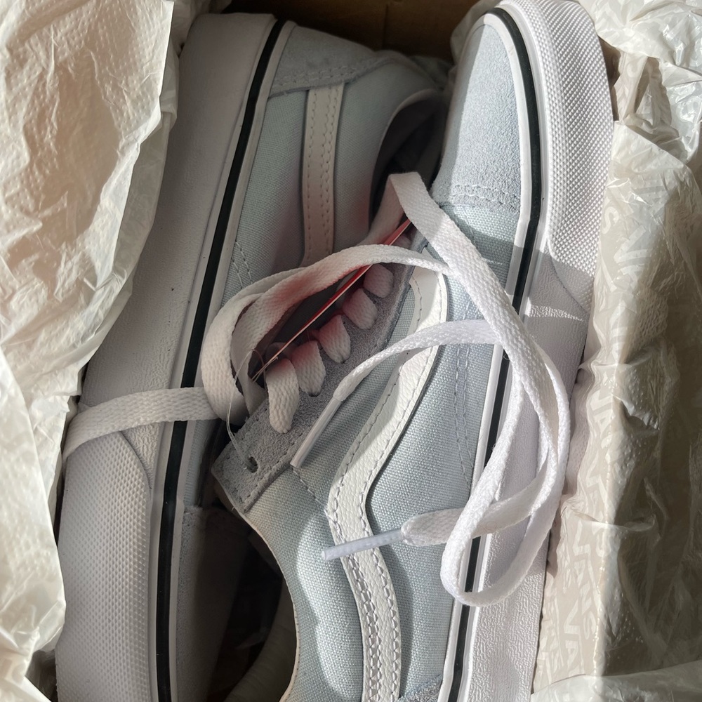 Vans Size 6 Light Blue